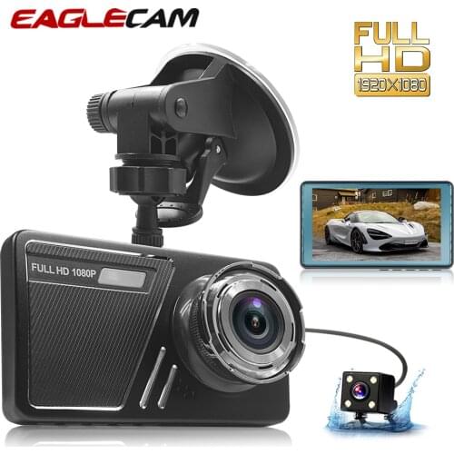 Car DVR 4.5 Inch Full HD 1080P Dash Camera Dual Lens With Rearview Camera Video Recorder Auto Registrator DVRs Dash Cam