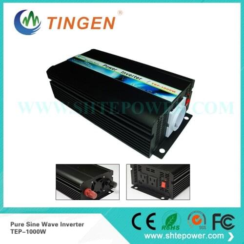 Free Shipping 1000w Pure Sine Wave Power Inverter DC12v to AC220V