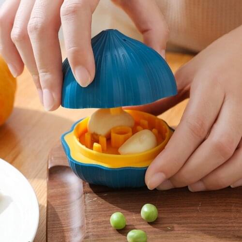 Household Manual Rotary Grinding Garlic Press Masher For Kitchen Gadgets And Accessories Pepper Masher Knife Cookware Tools