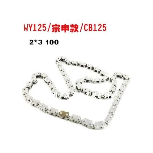 Motorcycle timing chain small roller Tank transmission spare 2*3-100L for Honda ZONG SHEN CB125 WY125 CB WY 125 125cc