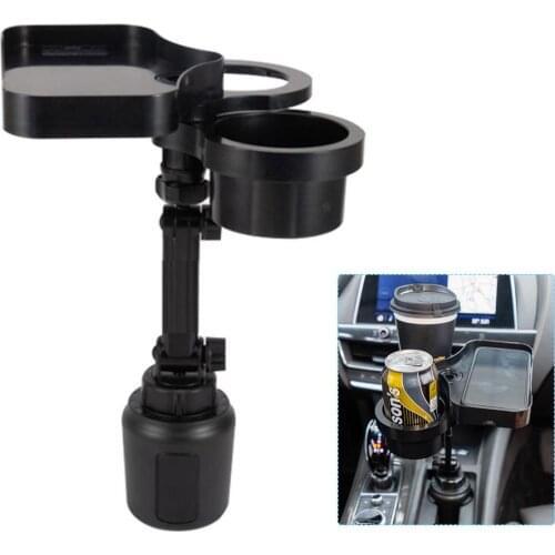 Mintiml Cup Holder Expander Adapter Rotatable Wireless USB Charging Tray For Vehicle Phone Organizer Drinking Bottle Tray