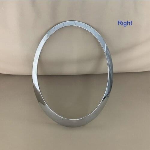 Left/Right ABS Chrome Sliver Headlight Trim Ring For Mini Cooper 2007-2015 R55 R56 R57 R58 R59
