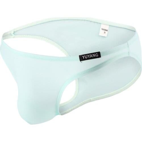 Male Briefs Men Sexy Soft Breathable Ice Silk Comfortable Men Gay Solid High Quality Briefs Ropa Interior Hombre Underpants