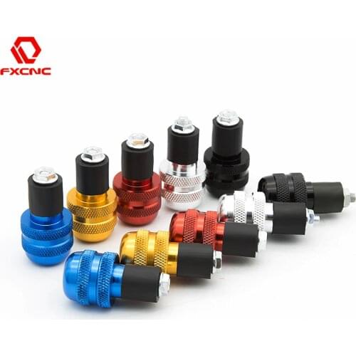 22mm CNC Aluminum Motorcycles Fists Handlebar Steering Counter Weight Hand Grips Bar End For Yamaha Suzuki Kawasaki Honda YZF R1