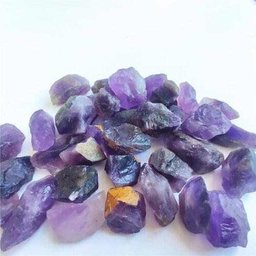 Natural Raw Amethyst Crystal For Healing Stones Minerals Specimen Rock Stone Reiki Healing Home Decoration