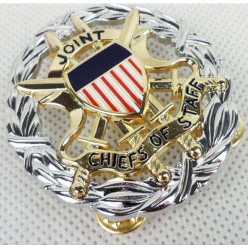 US OFFICE OF THE JOINT CHIEFS OF STAFF IDENTIFICATION METAL SWORD SHIELD BADGE PIN