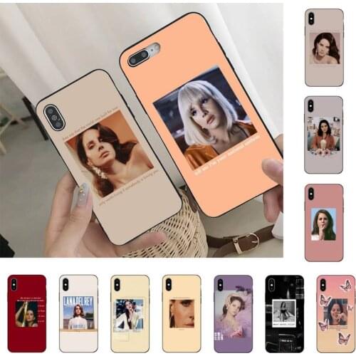 YNDFCNB cute Lana Del Rey For iPhone 11 8 7 6 6S Plus X XS MAX 5 5S se 2020 11 12pro max iphone xr case