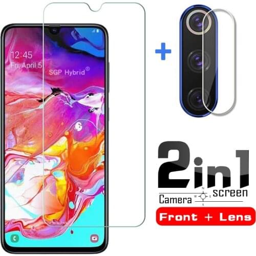 2in1 A70 S Screen Protector Glass & Camera Lens Protetive Glass For Samsung samsun A70 a70 A 70 a 70 s a70s A70s Tempered Glass