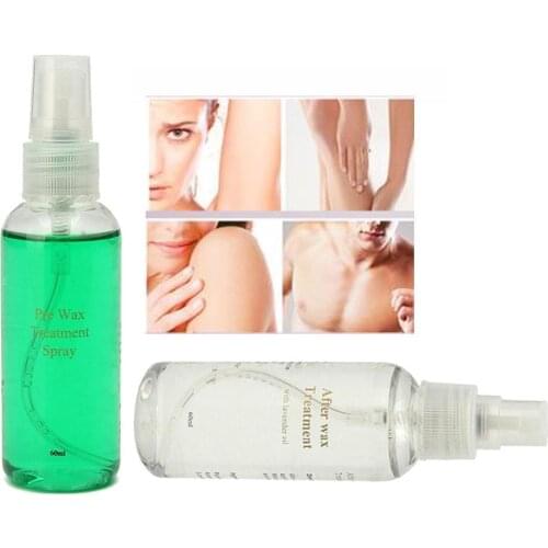 Hair Removal Liquid Cleaning Solution Treatment Waxing Liquid Permanent Natural Sprayer Special Repairing 60ml Spray H6P0