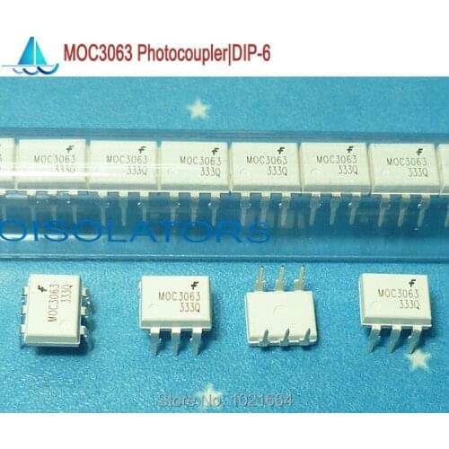 10pcs/lot MOC3063 DIP-6 Photocoupler Photo Coupler FAIRCHILD Original