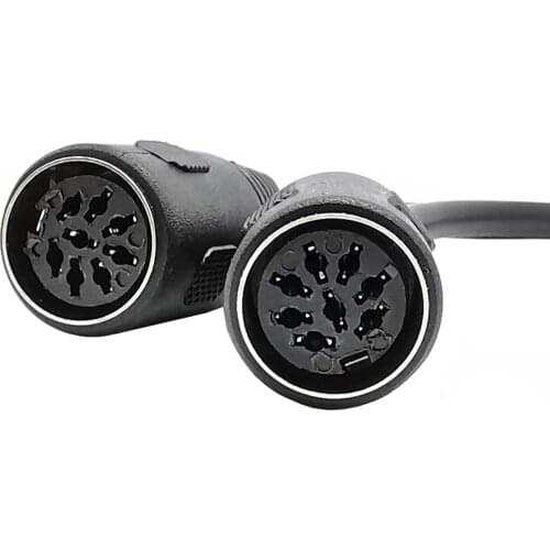 8 Pin Din Female-Female Speaker audio Cable 0.2m audio video signal transmission