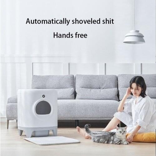 PETKIT Intelligent Automatic Self Cleaning Fully EnClosed Cat Litter Box Shoveling Machine Clean Anti-Splash Toilet Litter Tray