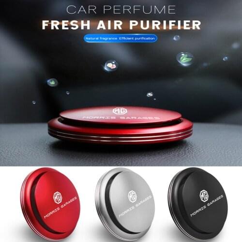 Auto Logo Rotating Car Air Freshener Perfume Interior Parts Decor Aromatherapy For Morris Garages MG 6 3 5 7 TF ZR ZS HS GS GT