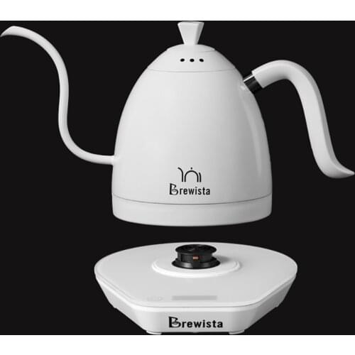 Brewista Gooseneck Kettl Coffee Pot Fine Mouth Brew Coffee Pot Pour Over Coffees Tea Kettle Variable Temperature Digital Kettle