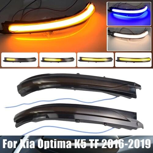 Dynamic LED Blinker Side Mirror Marker Turn Signal Light Lamp For Kia K5 Optima MK4 JF 2016 2017 2018 2019