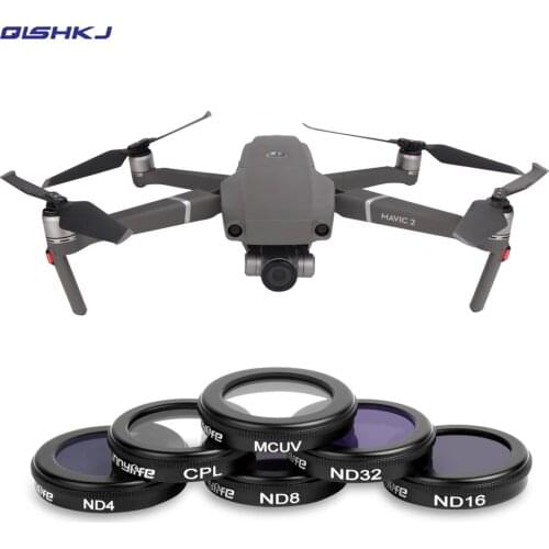 Sunnylife DJI Mavic 2 Zoom Camera Lens Filter Filters Kit UV CPL ND4 8 32 16 32 Filter for DJI Mavic 2 drone Accessories
