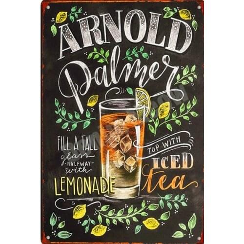 JMINE Div 5D Lemon Summer Cocktails Glass Cup Chalkboard Full Diamond Painting kits art Scenic 3D paint by diamonds