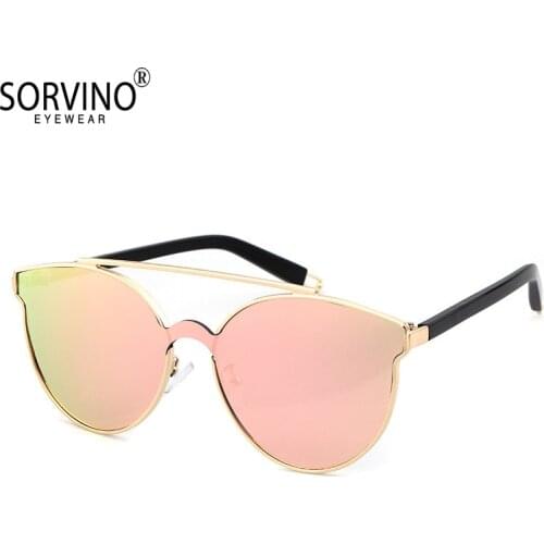 New One Piece Round Len Sunglasses Women 2021 Fashion New Style Metal Frame Classic Color Film Sun Glasses Ladies Street Shot Y1