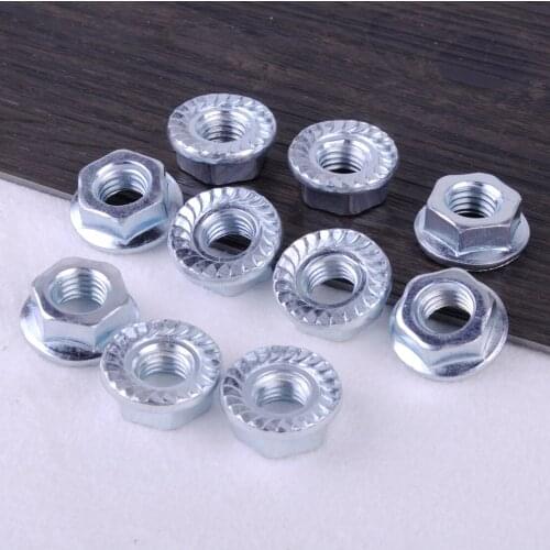 LETAOSK 10pcs 10mm Metal Bar Nuts Replacement Fit for STIHL MS070 080 138 Chainsaw 92202601300Accessories