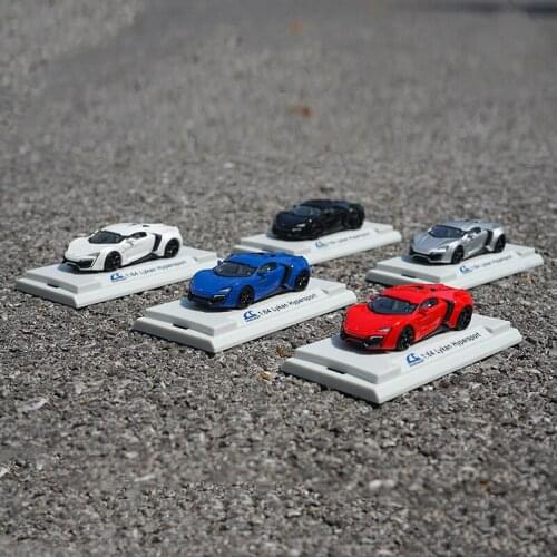 1/64 Metal alloy die-casting car model Lycan sports car Fast and Furious Adult collection Toys for children Family display