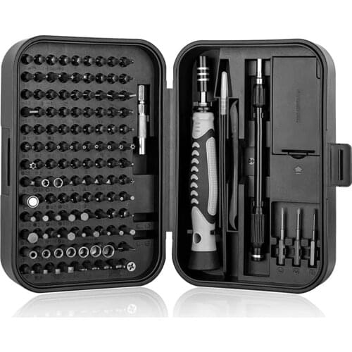 Upgraded Precision Screwdriver Set 130 In 1 with 120 Bits Repair Tool Kit Magnetic Screwdriver Kit with Mini Built-in Box