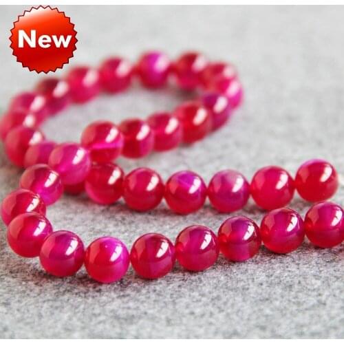 New For Necklace&Bracelet 10mm Multicolor Natural Red Onyx Beads Round DIY Beads Loose Carnelian Jewelry Accessory Parts 15inch