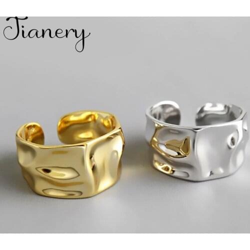 New Fashion Gothic Irregular Chain Rings For Women Wedding Rings Fashion Jewelry Ladies Accessories Boho Jewelry 2021