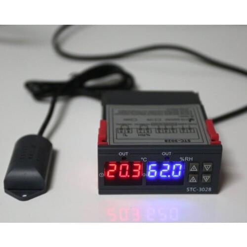 OOTDTY Digital Thermostat Humidistat Humidity & Temperature Controller AC 110V 220V 10A A5YD