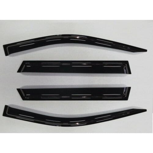 Fit For Volkswagen Jetta 2002-2012 High quality Acrylic black Window Visor Vent Sun Shade Rain Guard Door Visor 4pcs