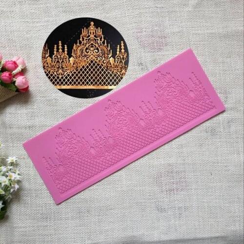 Silicone fondant lace cake mold Baroque cake decorating tools Wedding cake decoration tools