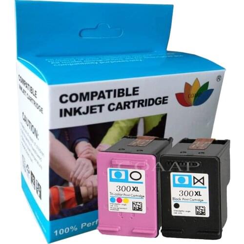 Compatible inks for HP 300XL CC640EE CC641EE cartridge D2560 C4683 C4680 C4673 C4670 C4650 C4610 Free shipping