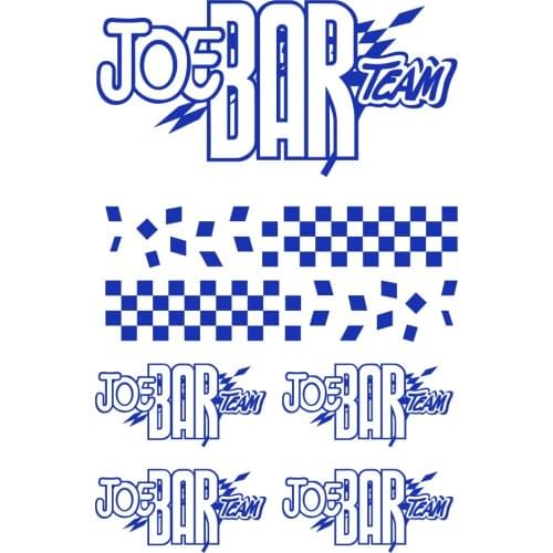 Compatible for joe bar team 7 stickers decals moto sponsor car stickers 9 color choices