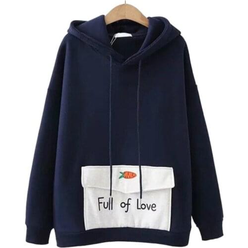 Merry Pretty Lolita hoodie sweatshirt mori girls winter Japan style rabbit ear hooded thick warm kawaii cute pink pullovers lady