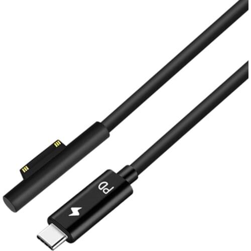 USB 3.1 Type C USB-C DC 15V To Surface Pro 3 Pro 4 Pro 5 Pro 6 Magnetic Magsaf*Laptop For Macbook Charge Cable0.3m 1m 1.5m 2.5m