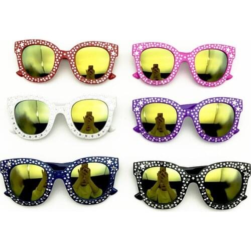 24 pairs Star Decorated Party Sunglasses with Mirror Lens Costume Birthday Party Favor Gift for Kids Fancy Sunglasses for Dance