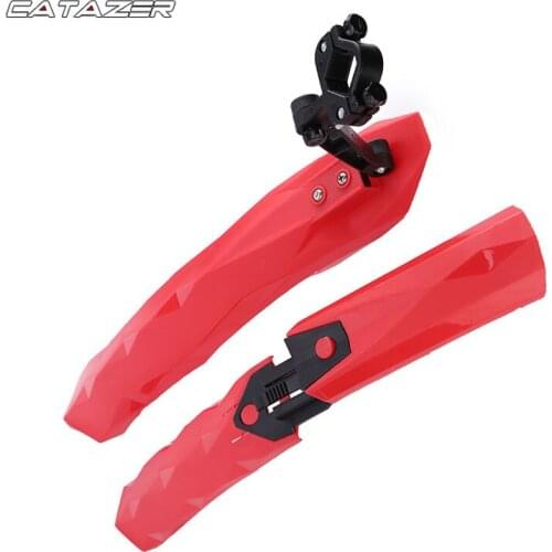 Bicycle Mudguard for MTB Bike Front/Rear Quick Release Fenders Road Bike MTB Fender Mud Guard Wings with Taillight LED