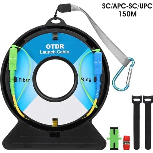 150M 300M 500M 1000M 2000M SC UPC SC APC OTDR Dead Zone Eliminator Fiber Rings Fiber Optic OTDR Launch Cable Box SM 1310/1550nm