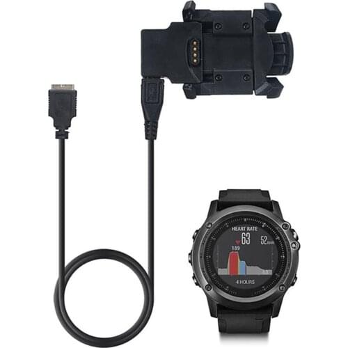 1M USB Data Charger Dock Cable for Fenix 3 HR Sapphire Quatix3 GPS Watch 2020