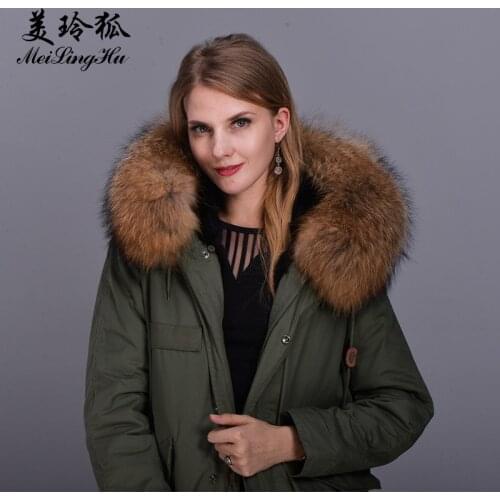 100% Natural Real Raccoon Fur Collar Scarf For Women Winter Fashion Warm Genuine Fur Soft Big Size Female Collar Scarves