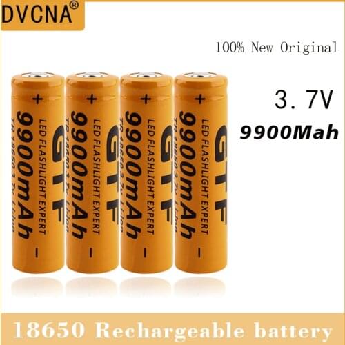 18650 Battery lithium rechargeable battery 9900mAh lithium battery 3.7 V for bright flashlight toy rechargeable Battery