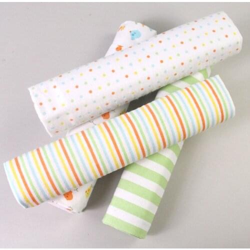 4Pcs/Pack 100% cotton supersoft flannel receiving baby blanket swaddle baby bedsheet baby blankets newborn 76*76CM