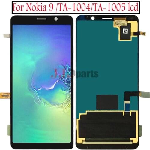 5.5" Display For Nokia 9 LCD Display Touch Screen Digitizer Assembly Replacement For Nokia 9 (2018 Version) TA-1004 TA-1005 LCD