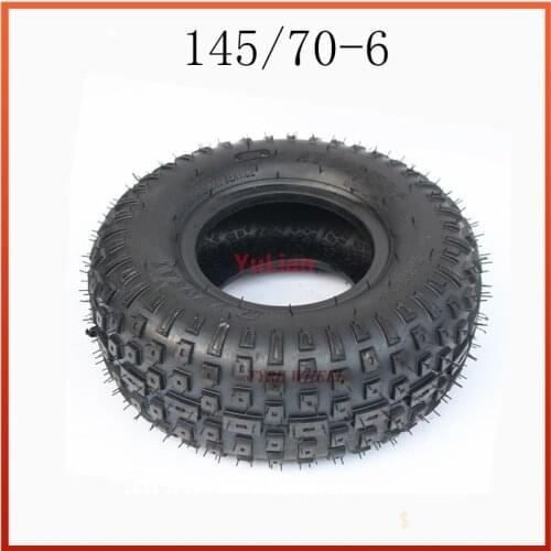 6 Inch ATV Tire 145/70-6 four wheel vehcile Fit for 50cc 70cc 110cc Small ATV Front Or Rear Wheels