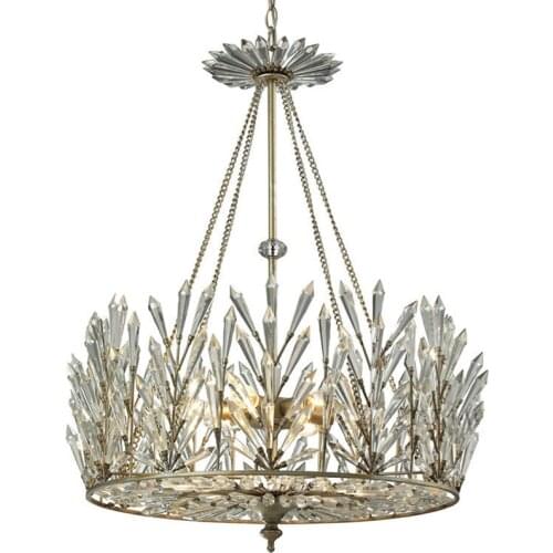 American crystal lamp K9 Pendant Lights bedroom Round Crystal Pendant lamp restaurant lights creative cloakroom droplight ZL234