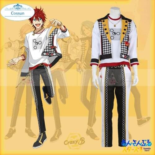 Anime! Ensemble Stars New Group Crazy:B HiMERU Amagi Rinne Oukawa Kohaku Shiina Niki Handsome Uniform Cosplay Costume Free Ship