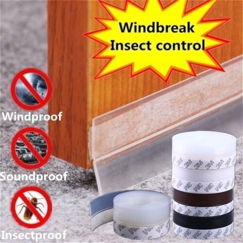 Multi-function Self Adhesive Glue Door Window Draught Dust Insect Seal Strip Soundproofing Weatherstrip Width Dropshipping