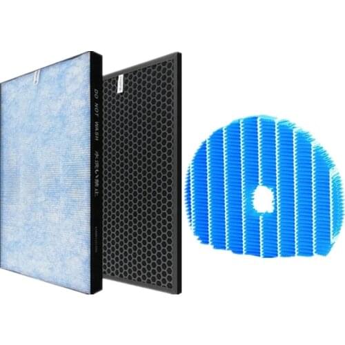 1 set (3pcs) FZ-C100HFE HEPA +FZ-C100DFE activated carbon filter +FZ-C100MFE humidifier filter for Sharp air purifier parts