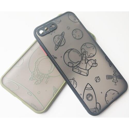 Mobile Phone Cases For Realme 7 Pro 8 Note 9 X2 9s Cell Phone Cases Shockproof TPU Camera Lens Protection Cartoon Astronaut