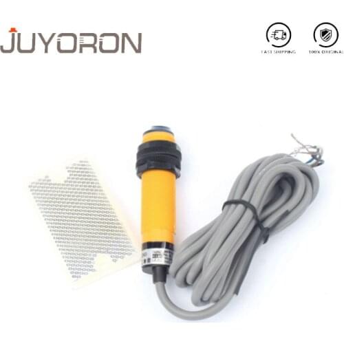 E3f-r2p12 Feedback Photoelectric Switch Sensor Refle DC PNP NO+NC Diameter 18mm Distance 2m Transducer