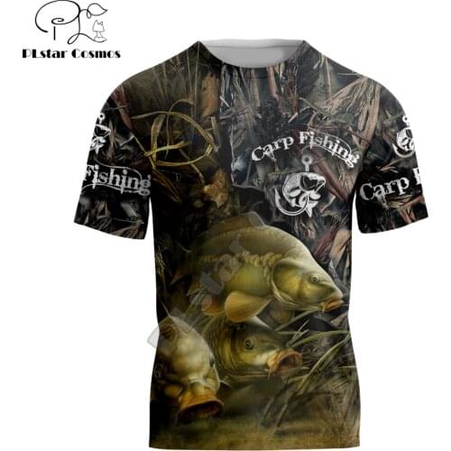Summer Cool Hipster Men t-shirt Beautiful Carp Fishing Pattern 3D Printed Harajuku Short sleeve T shirt Unisex Casual tops TX206